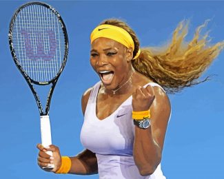 Serena Williams diamond painting