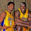 Shanquille O Neal And Kobe Bryant diamond painting