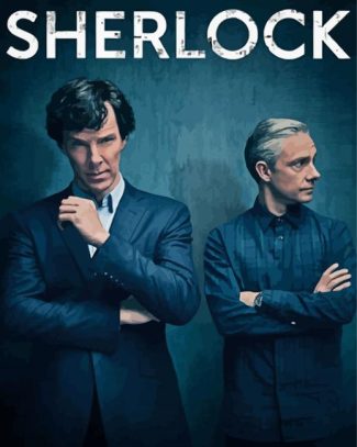 Sherlock Serie Poster diamond painting
