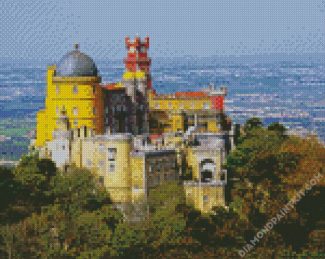 Sintra Park And National Palace Of Pena diamond painting