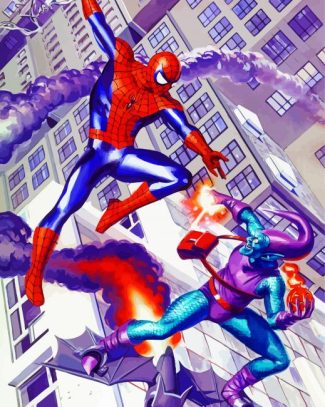 Spider Man And Green Goblin diamond painting
