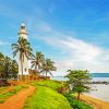 Sri Lanka Galle Fort Lighthouse diamond painting
