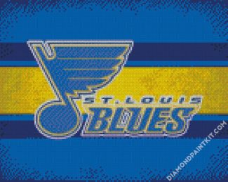 St Louis Blues Hockey Club Logo Diamond painting