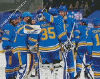 St Louis Blues Players daimond painting
