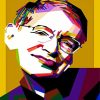 Stephen Hawking Pop Art diamond painting