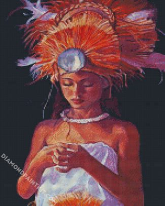 Tahitian Woman diamond painting