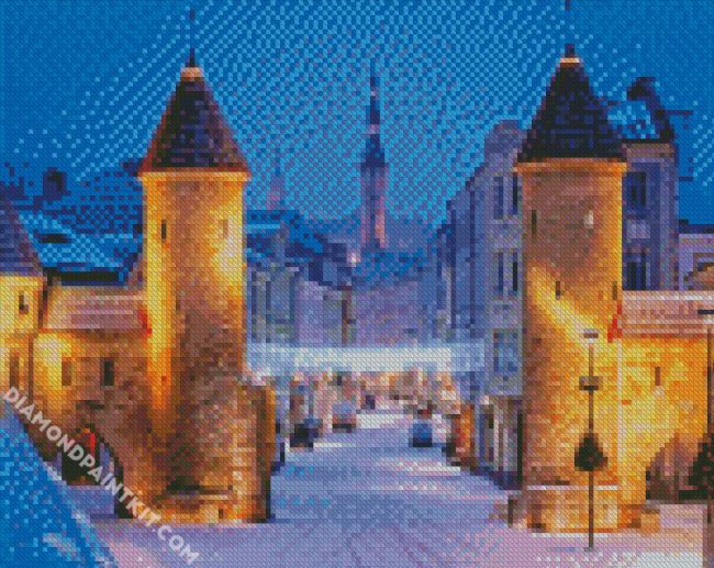 Tallinn Viru Gate diamond painting