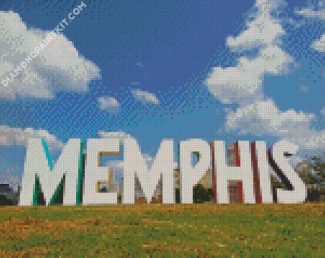 Tennessee Memphis City diamond painting