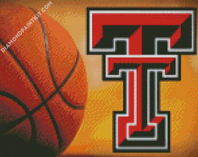 Texas Tech Basketball diamond painting