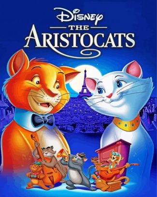 The Aristocats Animation Disney Characters diamond painting