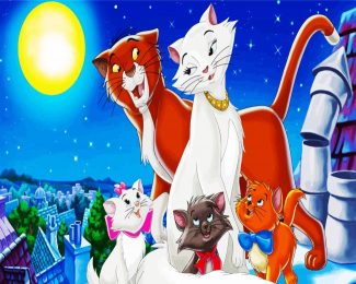 The Aristocats Characters diamond painting