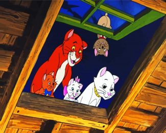 The Aristocats Disney Characters diamond painting