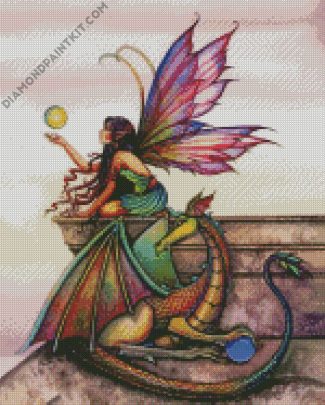 The Fairy And Dragon diamond painting