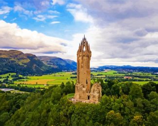 The National Wallace Monument Stirling diamond painting