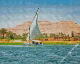 The Nile River Egypt diamond painting