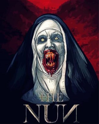 The Nun Horror Movie diamond painting