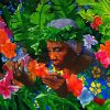The Old Lei Maker diamond painting