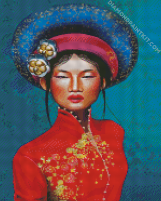 The Vietnamese Girl diamond painting