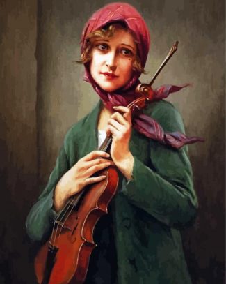 The Violinist diamond painting