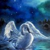 The White Swan diamond painting
