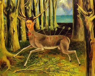 The Wounded Deer By Frida Kahlo diamond painting