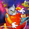 Tom And Jerry In Space diamond painting