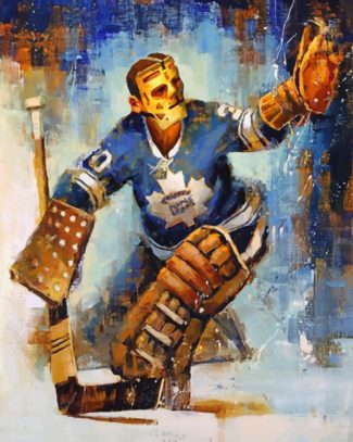 Toronto Maple Leafs Terry Sawchuk diamond painting