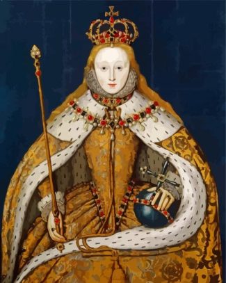 Tudor Queen Elizabeth diamond painting