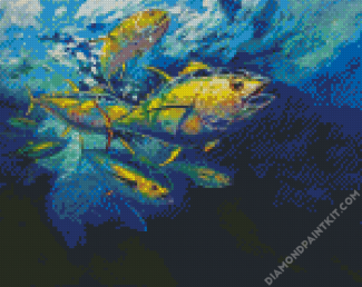 Tuna Fish Underwater diamond painting