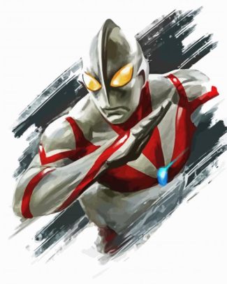 Ultraman Illustration diamond painting