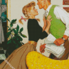 Vintage Young Couple diamond painting