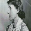 Virginia Woolf Side Profile diamond painting
