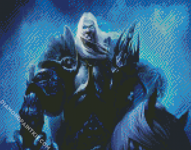 Warcraft Game Arthas Menethil Character diamond painting