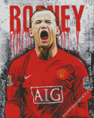 Wayne Rooney Player Art diamond painting