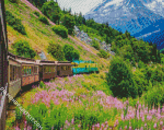 White Pass & Yukon Route Railway Alaska diamond painting