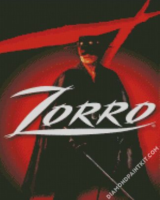 Zorro Poster diamond painting