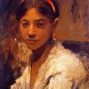 Aesthetic Head Of A Capri Girl By Sargent diamond painting