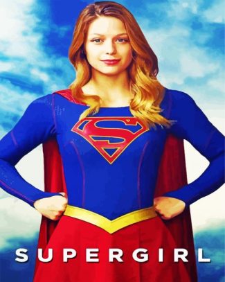 Aesthetic Supergirl diamond painting