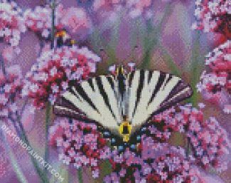 Aesthetic Swallowtail diamond painting