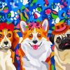 Aesthetic Cute Dogs diamond painting