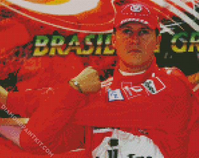 Aesthetic Michael Schumacher Racer diamond painting