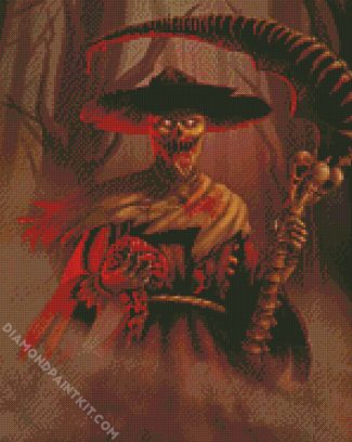Aesthetic Scary Scarecrow diamond painting