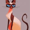 Aesthetic Siamese Cat Art diamond painting