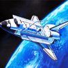 Aesthetic Space Shuttle diamond painting