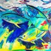Aesthetic Tuna Fishes diamond painting