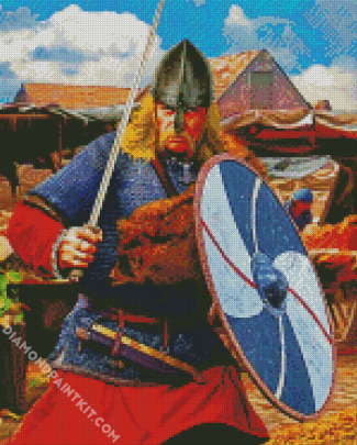 Aesthetic Viking Warrior Man diamond painting