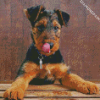 Airedale Terrier Dog diamond painting