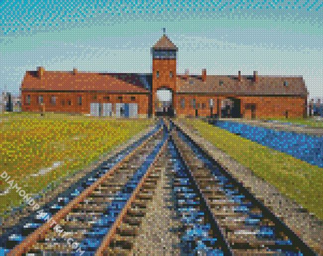 Auschwitz Poland diamond painting