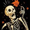 Autumn Skeleton diamond painting
