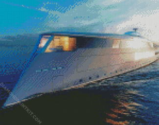 Big Grey Yacht diamond painting